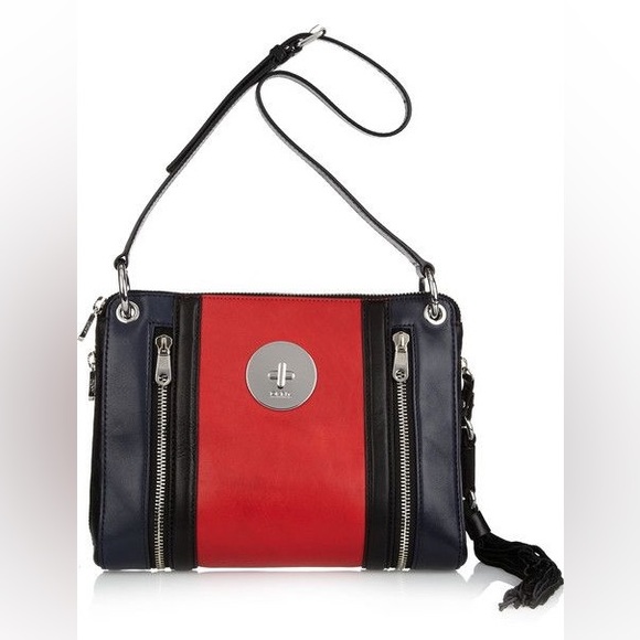 DKNY Leather Shoulder Bag with Tassel - Picture 2 of 4